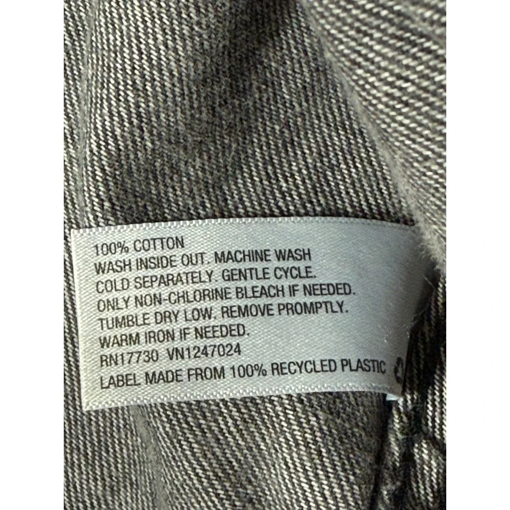 Wild Fable Women's Oversized Charcoal Gray Denim Jacket XS‎